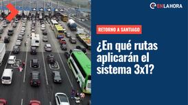 Retorno a la Región Metropolitana: ¿En qué rutas funcionará el sistema 3x1 en dirección a Santiago?