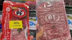 VIDEO | Estaba con 40% de descuento: Cliente denuncia salame con hongos en Tottus de Mall Plaza Egaña