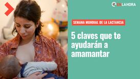 Semana mundial del amamantamiento: 5 consejos que favorecen la lactancia materna