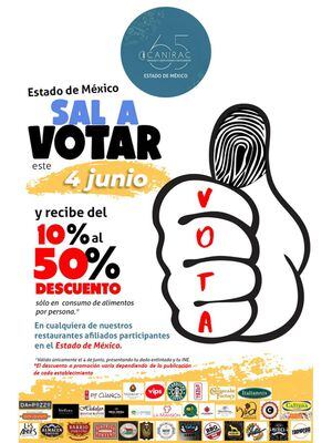 Elecciones en México: Restaurantes entregarán beneficios y descuentos a quienes voten