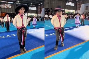 VIDEO | “Es más chileno que todos nosotros juntos”: Niño coreano la rompe bailando “La Mazamorra”