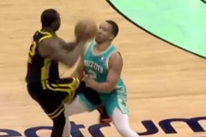 VIDEO | No hay caso: Draymond Green volvió a realizar una violenta acción en la NBA