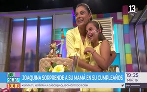Ángeles Araya presentó a su hija en televisión y reveló su gran sueño