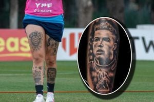 Brilla en la Selección Argentina y causa polémica por su tatuaje de Cristiano Ronaldo: “No soy anti Messi”