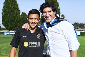 El cariñoso saludo de Iván Zamorano a Alexis Sánchez por su retorno al Inter de Milán