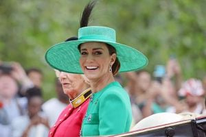 Kate Middleton rinde tributo a Lady Di en el primer Trooping the Colour del rey Carlos III