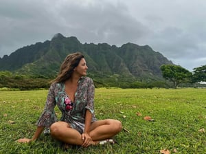 Así son las paradisíacas vacaciones de Priscilla Vargas en Hawaii