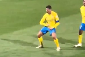 Le gritaron Messi a Cristiano Ronaldo en Arabia Saudita y su reacción da la vuelta al mundo