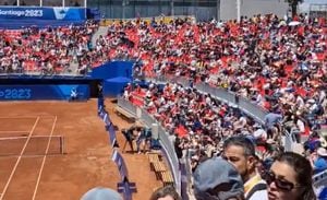 VIDEO | ¡La gente se pasó! El tenis en los Juegos Parapanamericanos 2023 se juega a estadio lleno en el Court Central