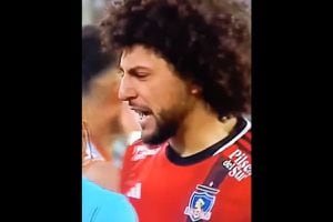 VIDEO | Maxi Falcón tapó en garabatos al árbitro de Colo Colo vs Cobreloa
