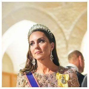 El conmovedor homenaje que Kate Middleton hizo a la reina Isabel II en boda de Jordania