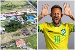 VIDEO | Así es la lujosa y polémica mansión de Neymar que cuenta con lago artificial, pista de karting y helipuerto