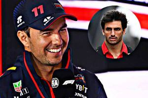 La “promesa” de Checo Pérez a Carlos Sainz para el Gran Premio de Gran Bretaña