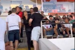 VIDEO | Deleznable: hincha de Colo Colo golpeó a un niño que celebró el gol de la U en el Superclásico
