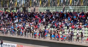 VIDEO | ¿No estaban castigados? Centenar de hinchas de la U ven el partido ante Copiapó en las tribunas