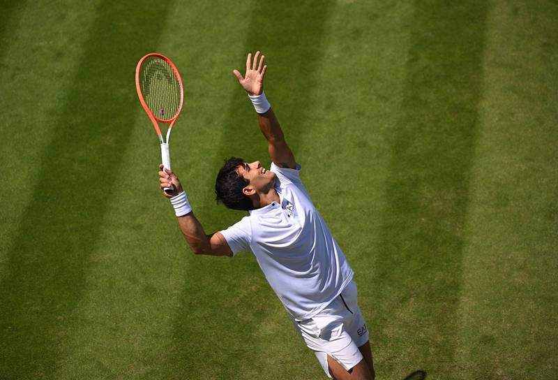 Cristian Garin en Wimbledon