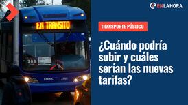 Transporte Público: ¿Desde cuándo podría subir su valor y cuáles serían las nuevas tarifas?