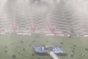 La impresionante tormenta que demoró la presentación de Lionel Messi con el Inter Miami