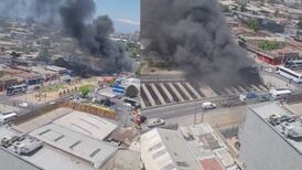Choque múltiple en túnel de autopista General Velásquez provoca incendio y deja un fallecido
