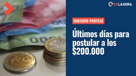 Subsidio Protege: Últimos días para postular al aporte que entrega tres pagos de $200.000