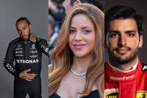 Se revela el nombre del piloto que presentó a Shakira y Lewis Hamilton