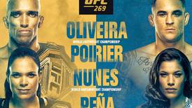 UFC 269 Charles Oliveira vs Dustin Poirier: Cartelera, hora y dónde ver en vivo por TV y Online