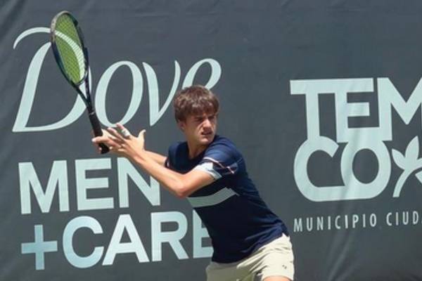 Tomó el raquet: Bautista de la Peña debutó en el profesionalismo en el Ccp Open ITF M15 de Concepción