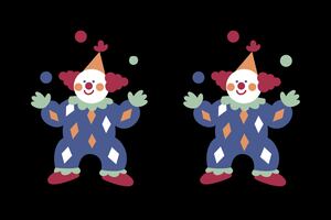 No quedes como payaso y encuentra las 5 diferencias en la imagen