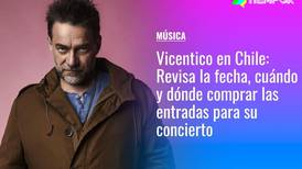 Vicentico en Chile: Revisa la fecha, cuándo y dónde comprar las entradas para su concierto