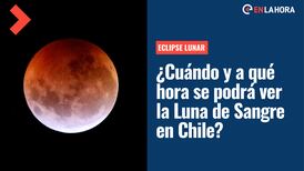 Luna de Sangre: ¿A qué hora se podrá ver el Eclipse Lunar este domingo en Chile?