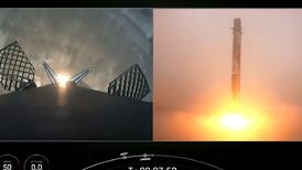 VIDEO | Aterrizaje perfecto: Cohete de SpaceX vuelve a la Tierra luego lanzar un satélite al espacio