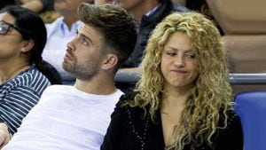 Así fue el frío encuentro de Shakira con Gerard Piqué en Barcelona