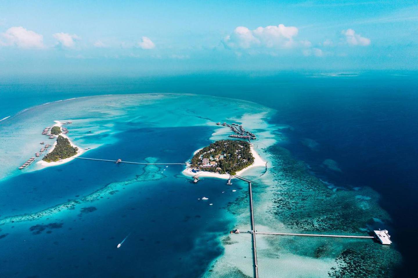 Isla Rangali en Maldivas.