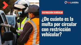 Restricción Vehicular: ¿De cuánto es la multa si me pillan manejando un vehículo con restricción?