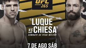 UFC 265: Día, hora y dónde ver al chileno brasileño Vicente Luque vs Michael Chiesa en vivo por TV y online