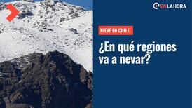 Nieve en Santiago y más regiones: Revisa en qué sectores nevará y cuántos centímetros caerán