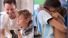Lloró abrazado a su madre: La tierna emoción de Beltrán, hijo de Pampita y Benjamín Vicuña, luego que Argentina saliera campeón del mundo