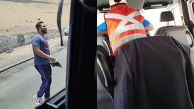VIDEO | Iquique: Registran violento enfrentamiento entre automovilista y conductor de microbús