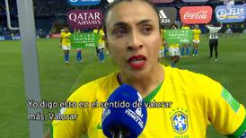 El emocionante consejo de Marta tras la eliminación de Brasil de la Copa del Mundo Femenina