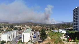 VIDEO | Incendio forestal afecta más 40 hectáreas en Quilpué: Onemi declaró Alerta Roja en la zona