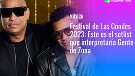 Festival de Las Condes 2023: Este es el setlist que interpretaría Gente de Zona en el Parque Padre Hurtado