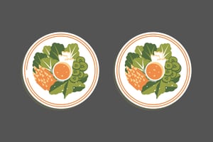 ¿SERÁS CAPAZ? Intenta encontrar las 5 diferencias entre los dos platos de comida