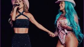"Todavía estoy llorando": La emoción de Karol G al cantar con Anahí, ex RBD, en México