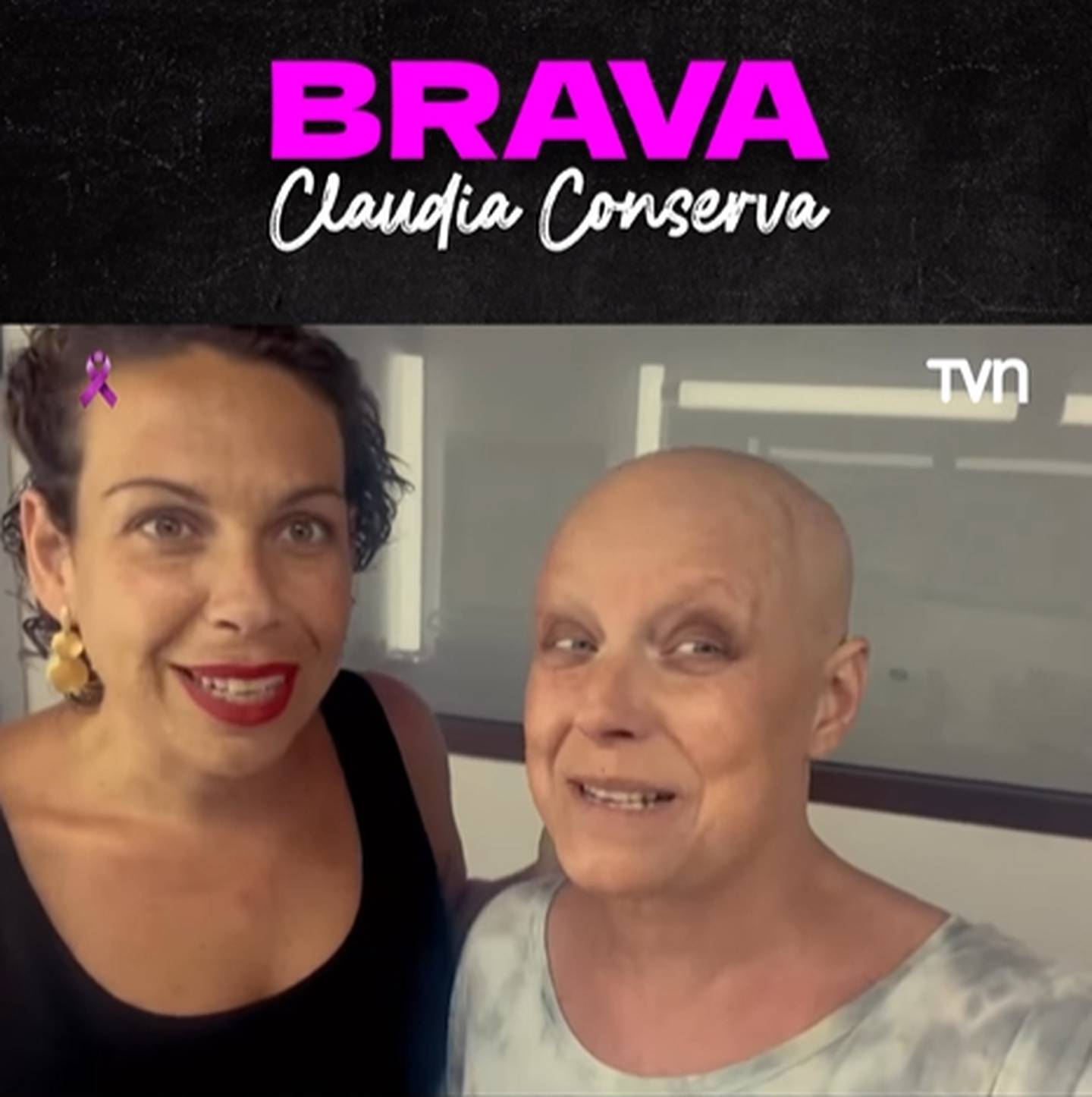 A la izquierda Fran Conserva y a la derecha Claudia Conserva, durante la grabación del documental "Brava"