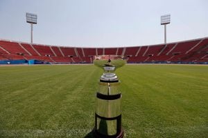 ¡Espectacular! Así luce la cancha del Estadio Nacional para la Supercopa entre Huachipato y Colo Colo