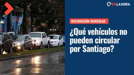 ¿Hay restricción vehicular este domingo 22 de mayo en la Región Metropolitana?