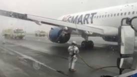 Avión comercial realiza aterrizaje de emergencia en Talcahuano: motor sufrió falla tras despegar