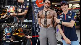 VIDEO | Bad Bunny le quita el casco a Checo Pérez a 24 horas del Gran Premio de Mónaco