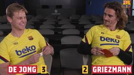 ¡Para reir! De Jong y Griezmann protagonizaron divertido 'Derby Challenge'