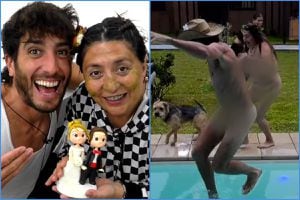 Con beso y chapuzón desnudos: Así fue el matrimonio de Pincoya y Federico Farrell en “Gran Hermano” Chile